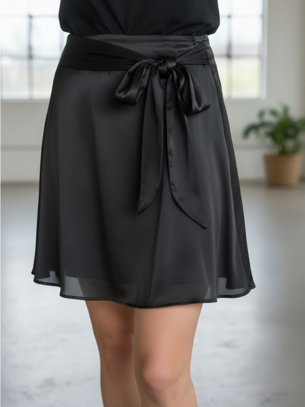 Zadig & Voltaire Joji Satin Skirt | NWT | Black | Size 34 (XS/S)